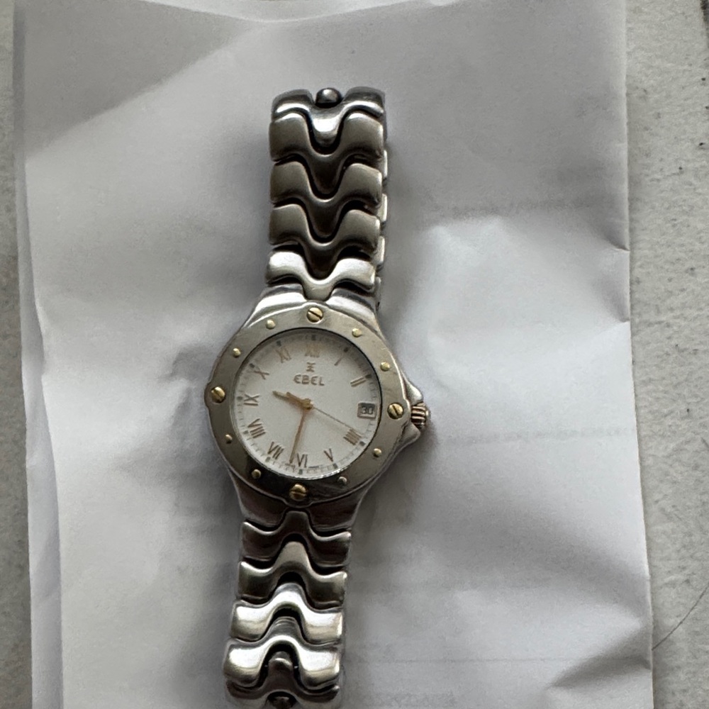 Ebel Silver and Gold Men's Watch